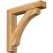 Ekena Millwork Legacy Block Rough Sawn Bracket w/ Offset Brace, Western Red Cedar, 6"W x 30"D x 30"H BKT0604X30X30LEC05RWR - alternate 1
